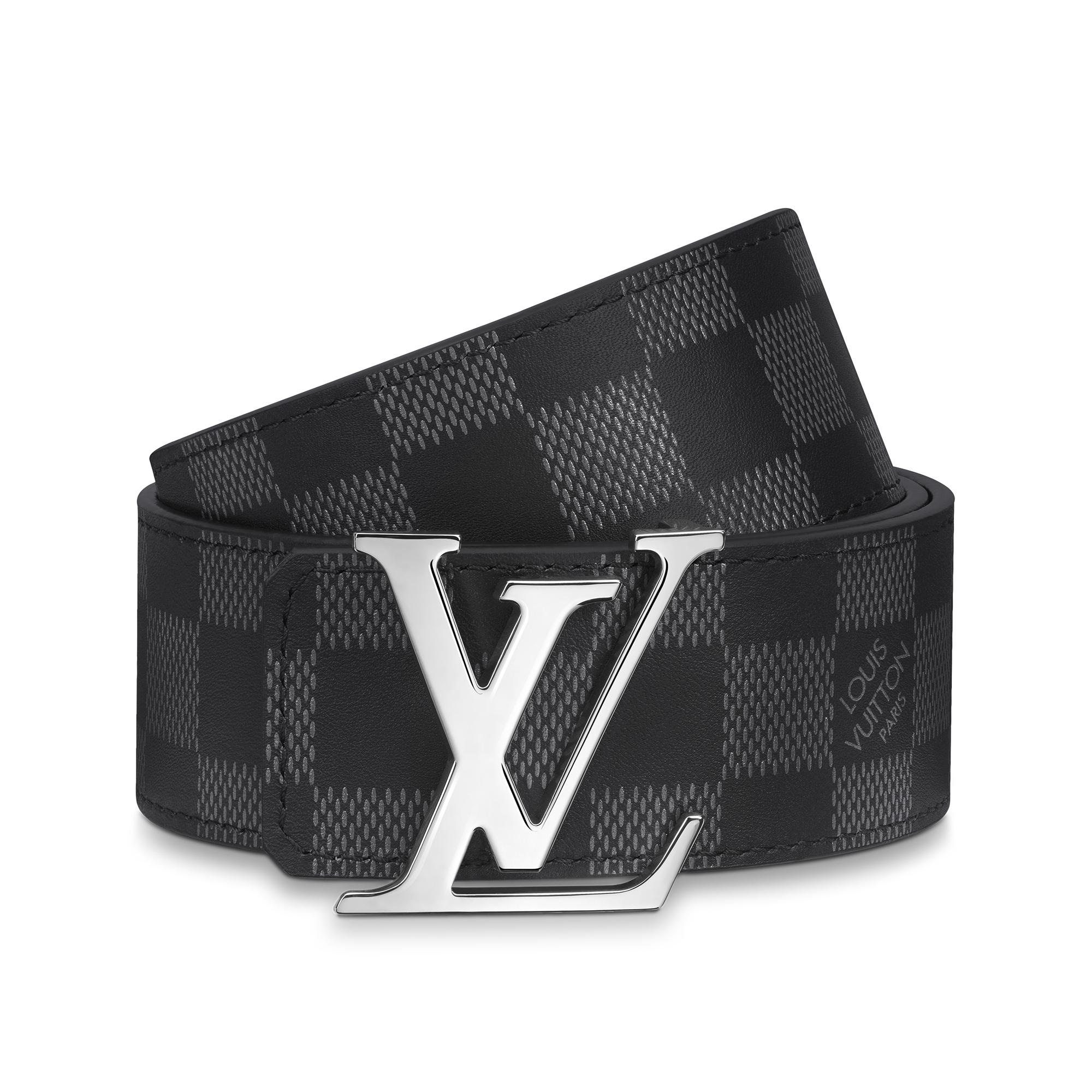 Lv Diamond Belt LV Initiales 40mm Reversible Belt Damier Infini