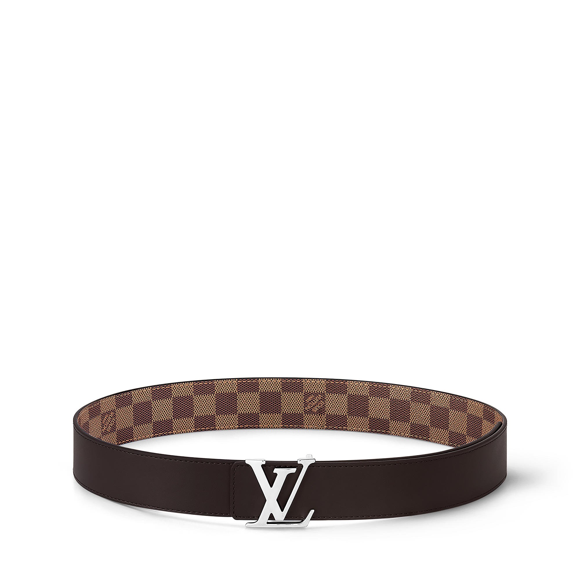 LV Initiales 40mm Reversible Belt Damier Ebene in Men