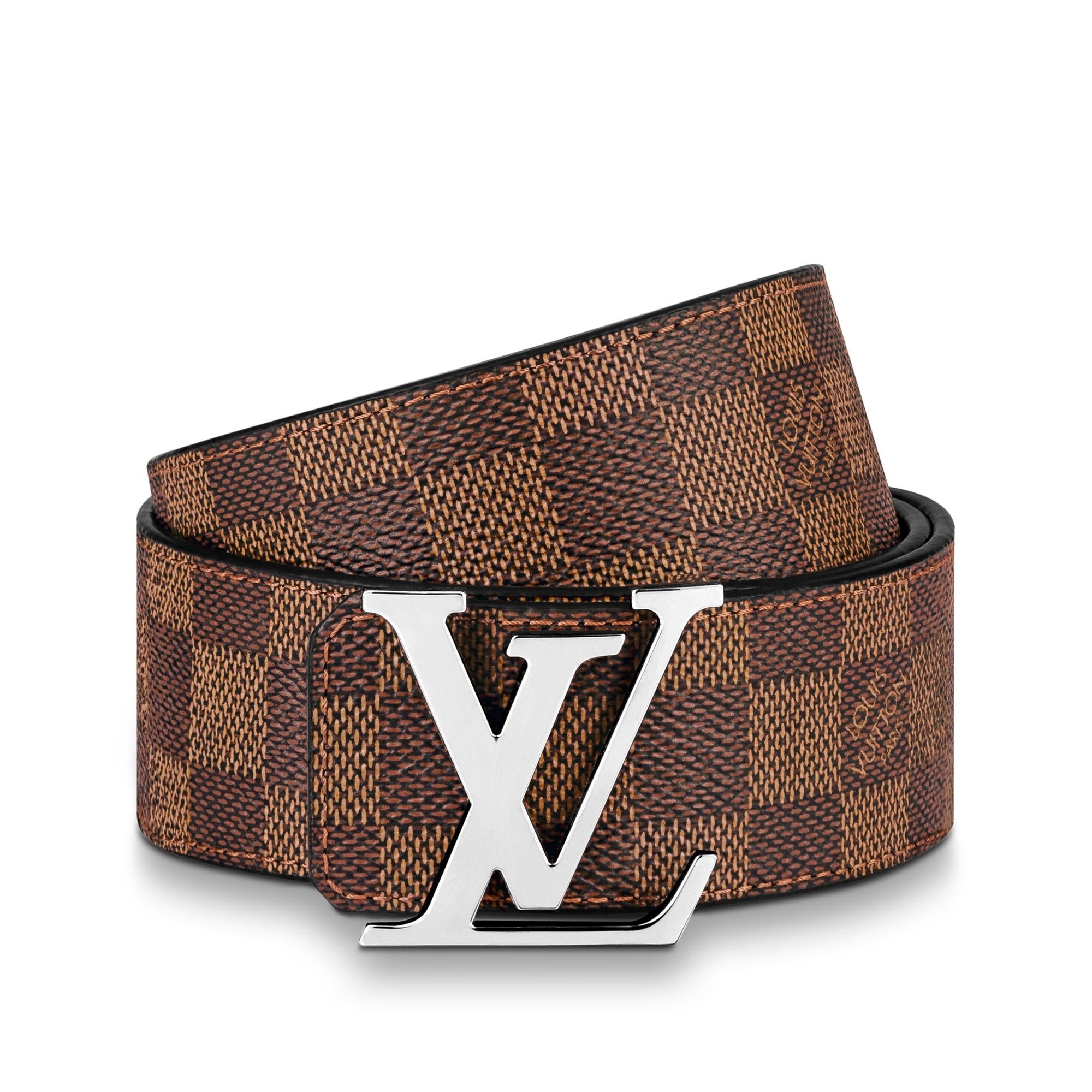 LV Initiales 40mm Reversible Belt Damier Ebene in Men