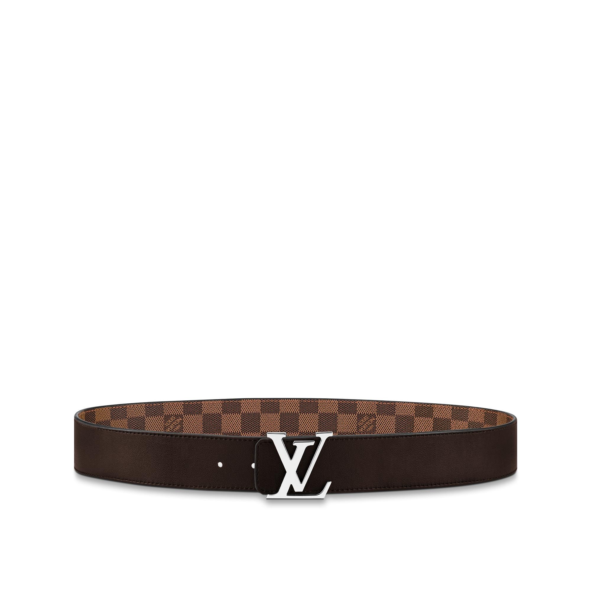 LV Initiales 40mm Reversible Belt Damier Ebene in Men