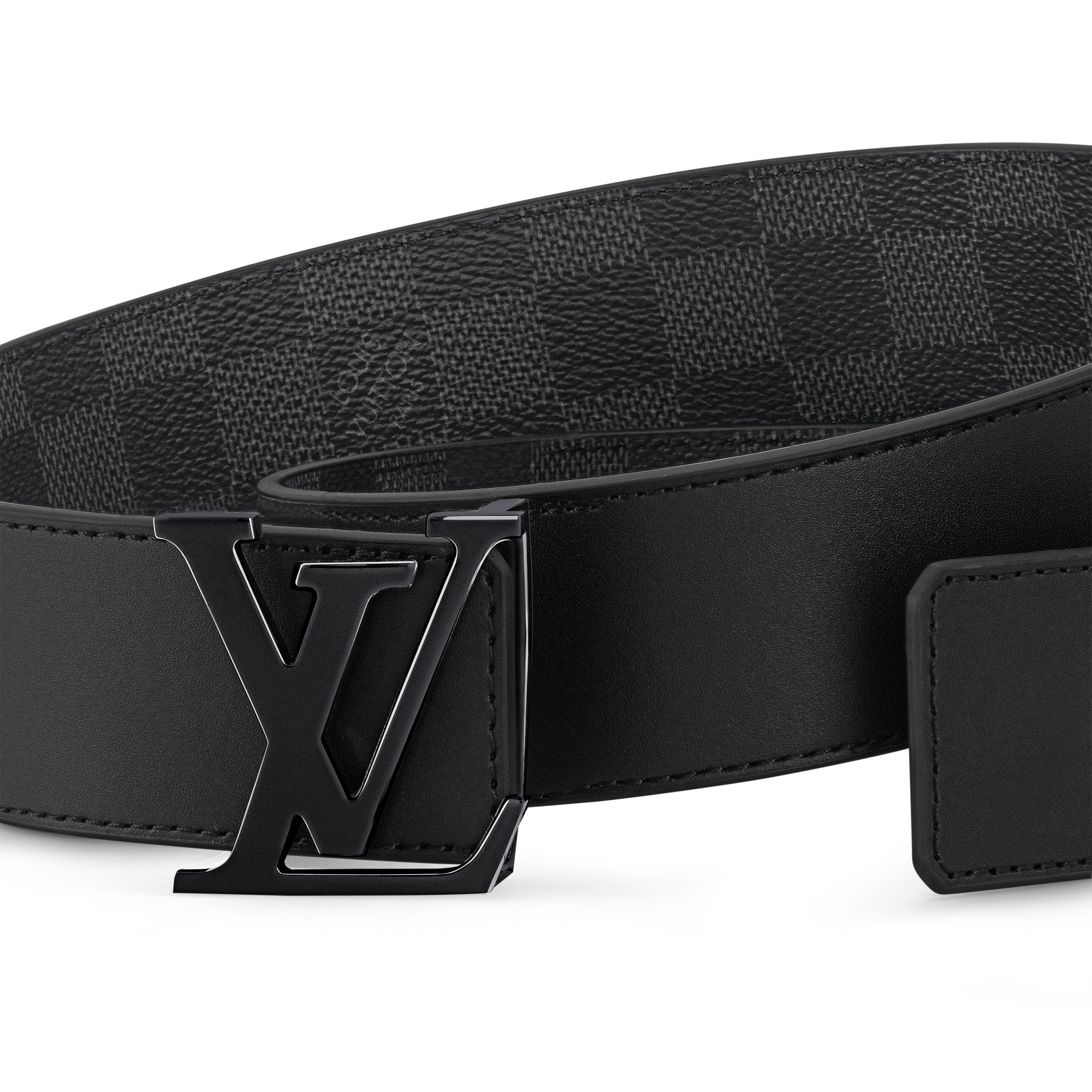 LV Initiales 40mm Reversible Belt Damier Ebene in Men