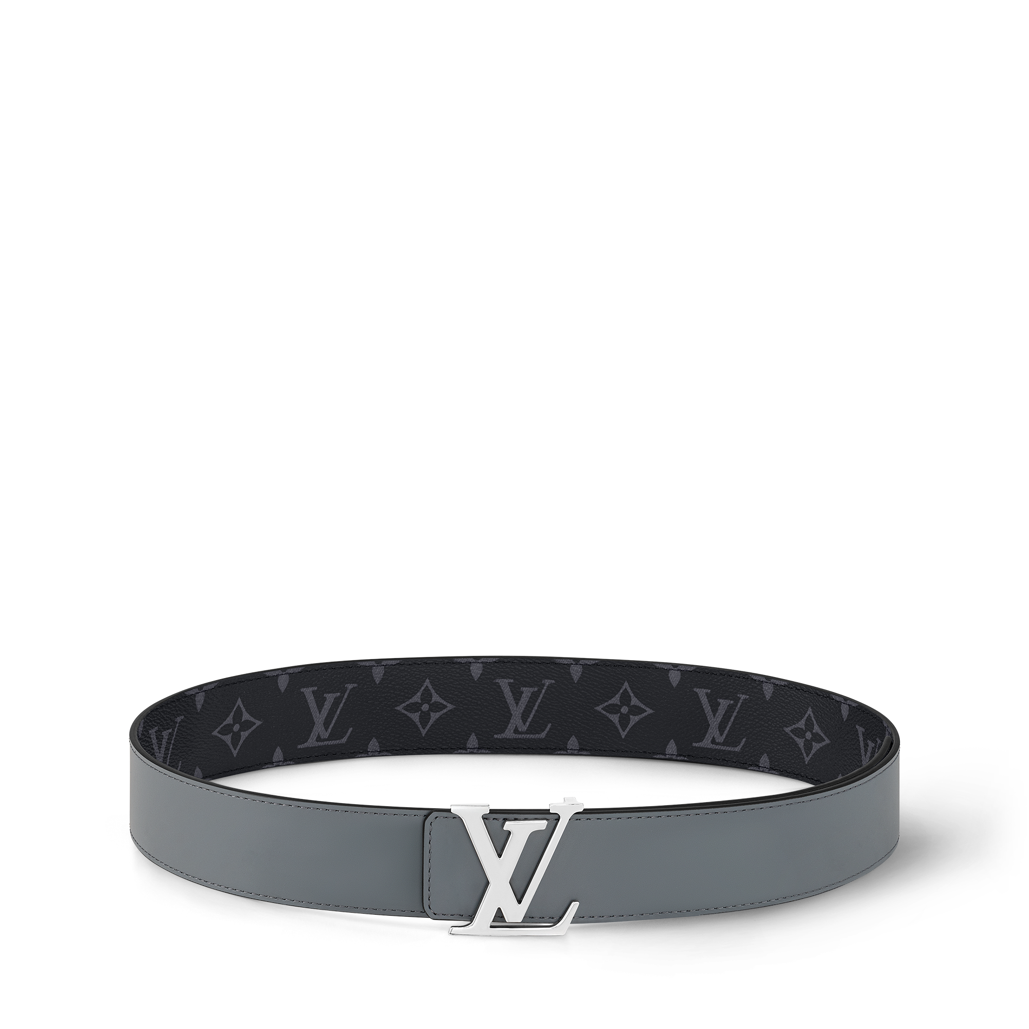 LV Initiales 40mm Reversible Belt Monogram Eclipse in Men