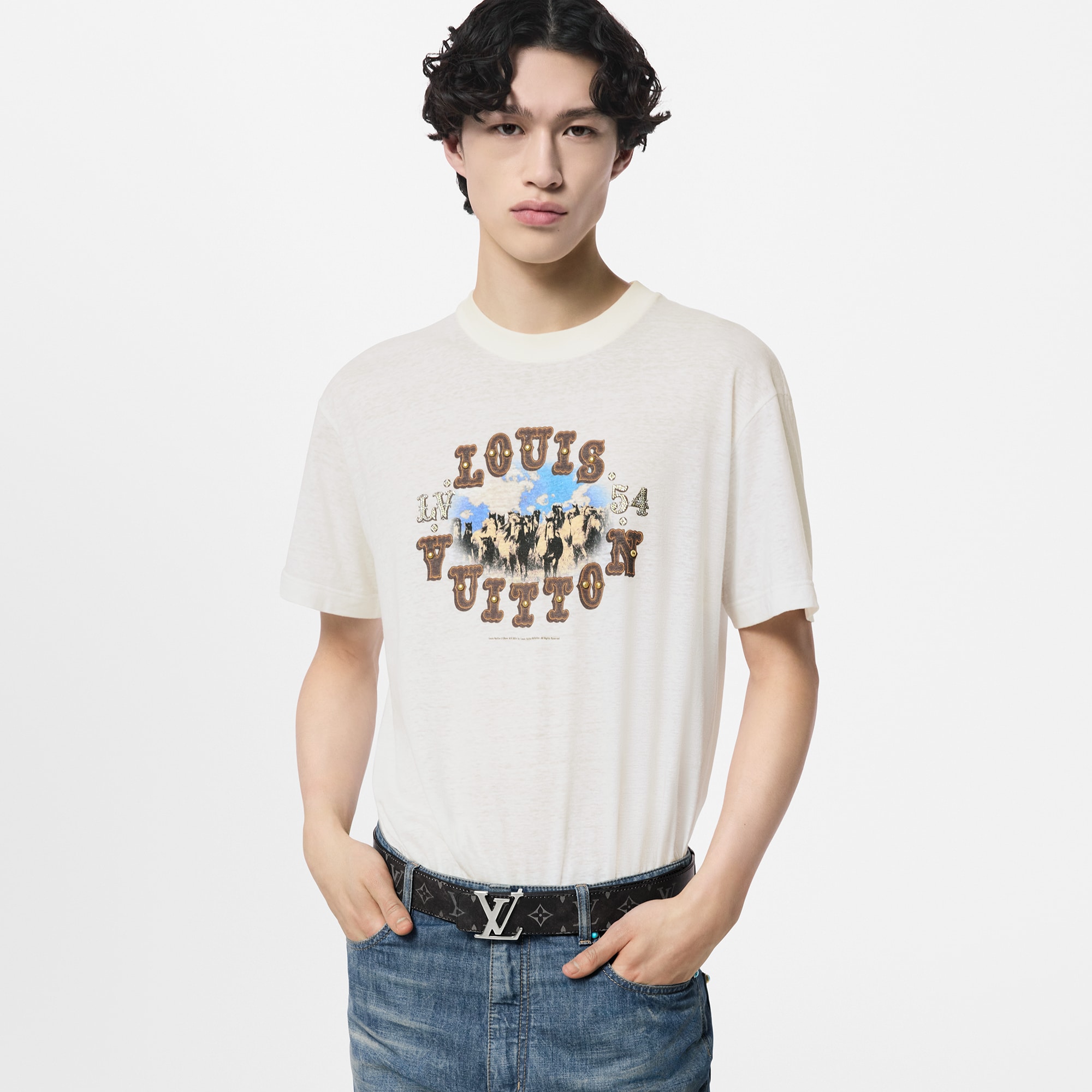 LV Initiales 40mm Reversible Belt  in Men