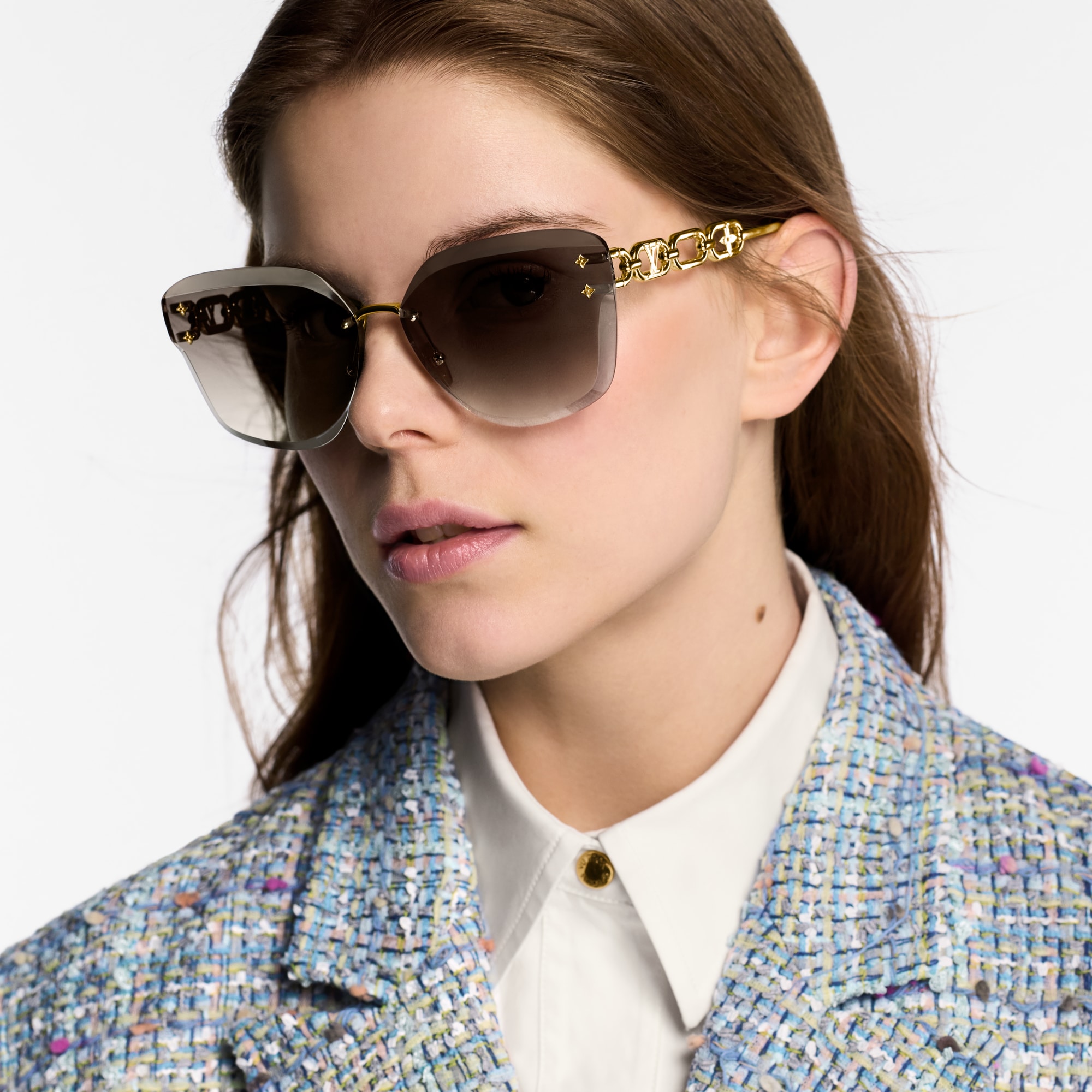 LV Jewel Cat Eye Sunglasses . in Women