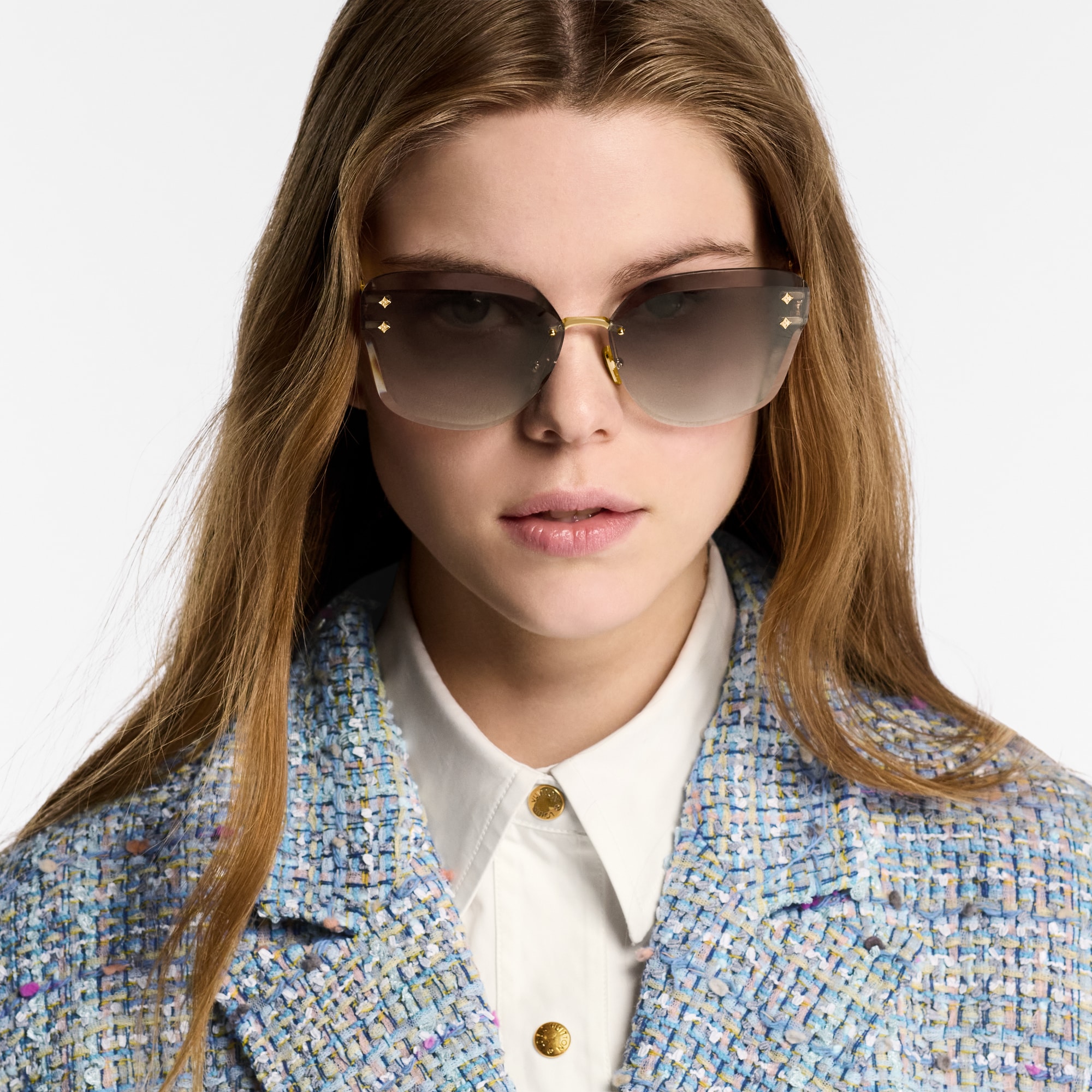LV Jewel Cat Eye Sunglasses . in Women
