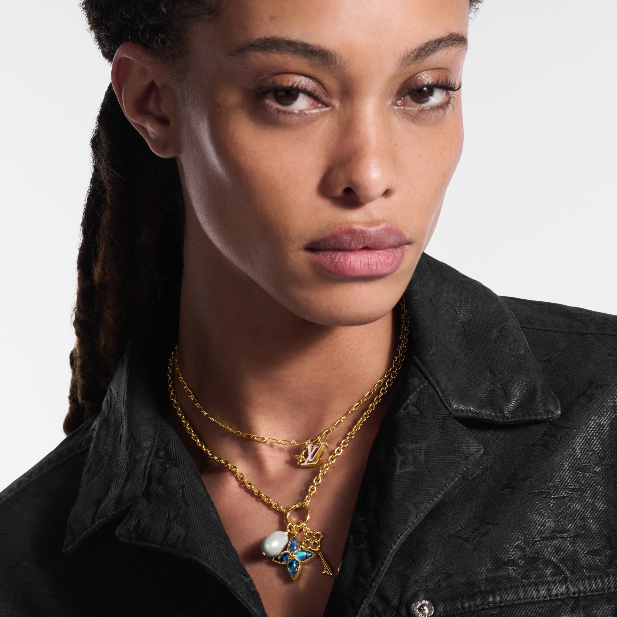 LV Layer Color Necklace . in Women