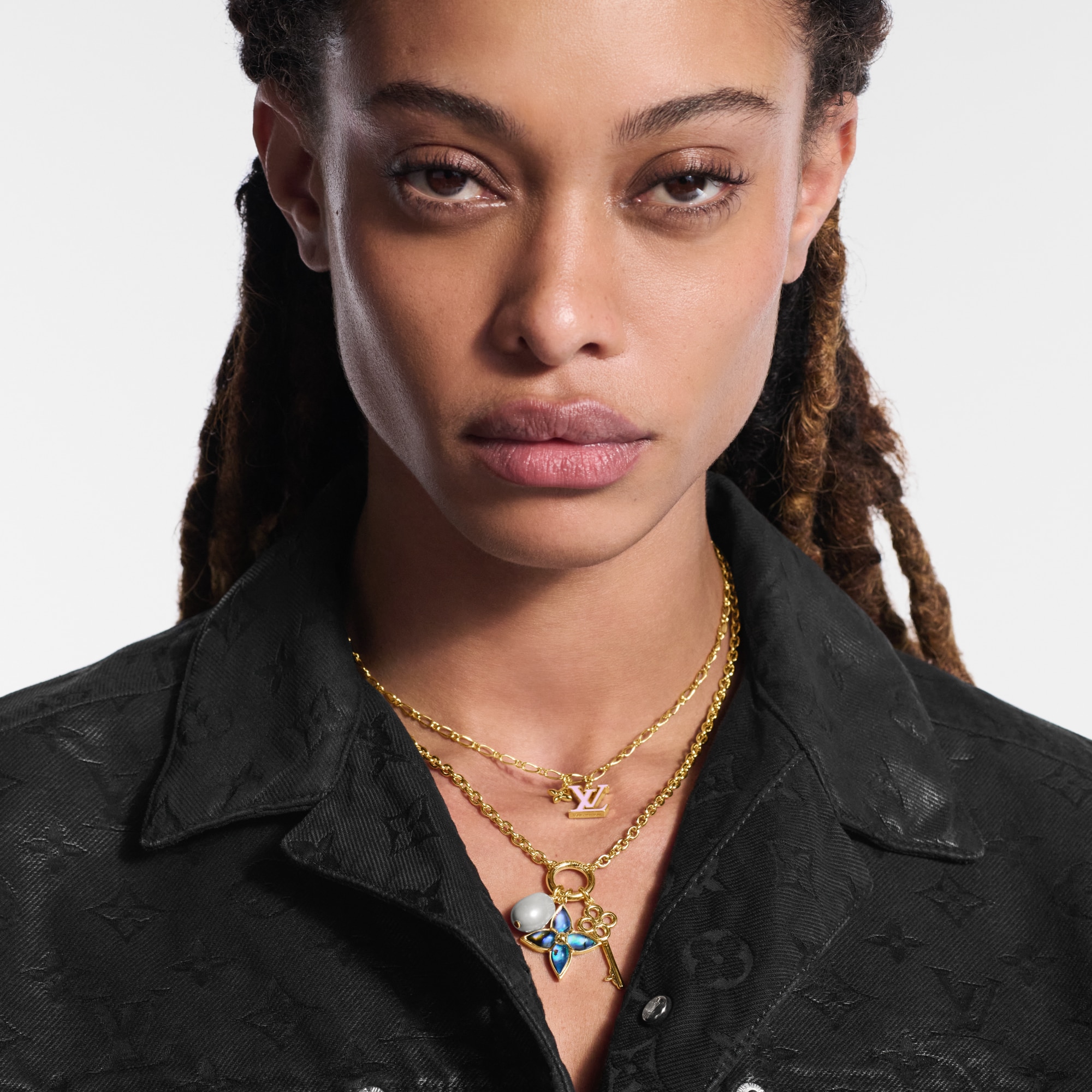 LV Layer Color Necklace . in Women