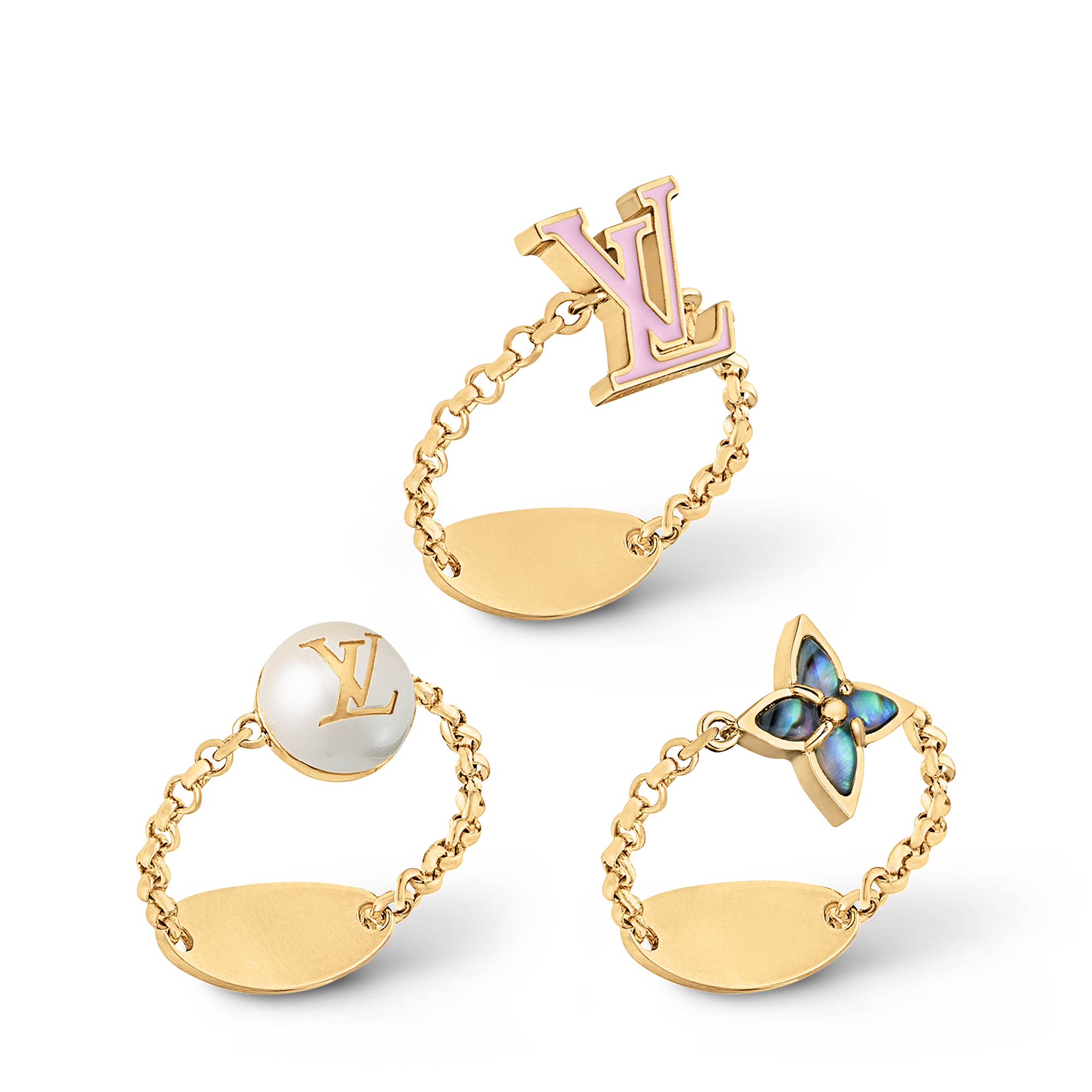 LV Layer Color ring set . in Women
