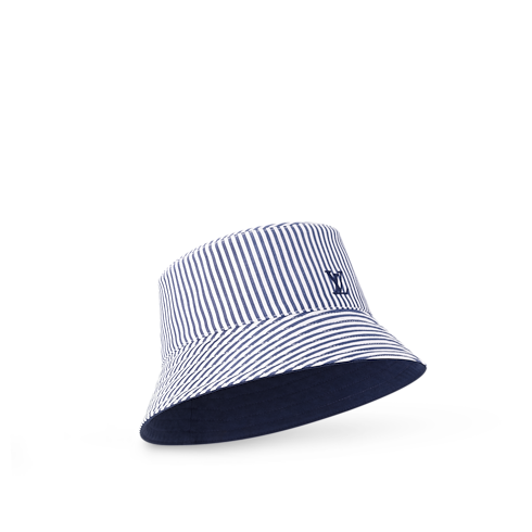 LV League Striped Bucket Hat . in Women's Accessories Hats and Gloves collections by Louis Vuitton (Product zoom)