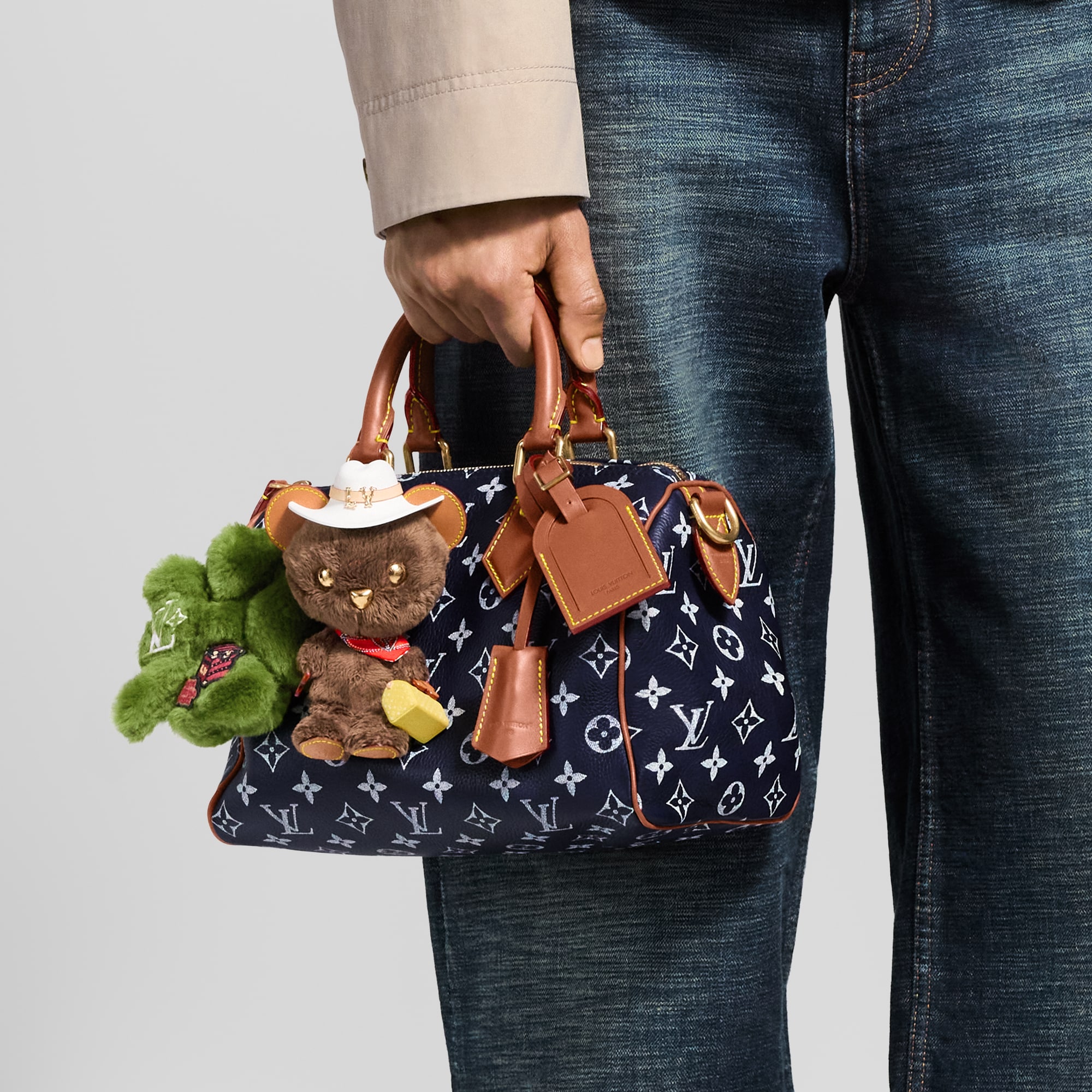 LV Lucky Trefoil Bag Charm . in Men