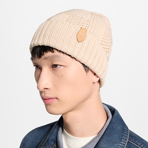 LV Malletier Knitted Beanie . in Men's Accessories Hats, Beanies and Gloves collections by Louis Vuitton (Product zoom)