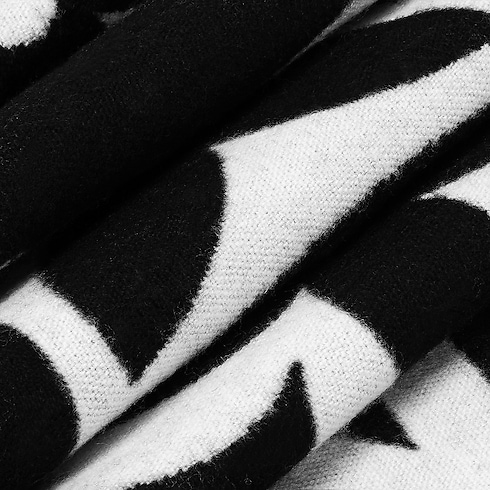 LV Medallion Scarf detail view