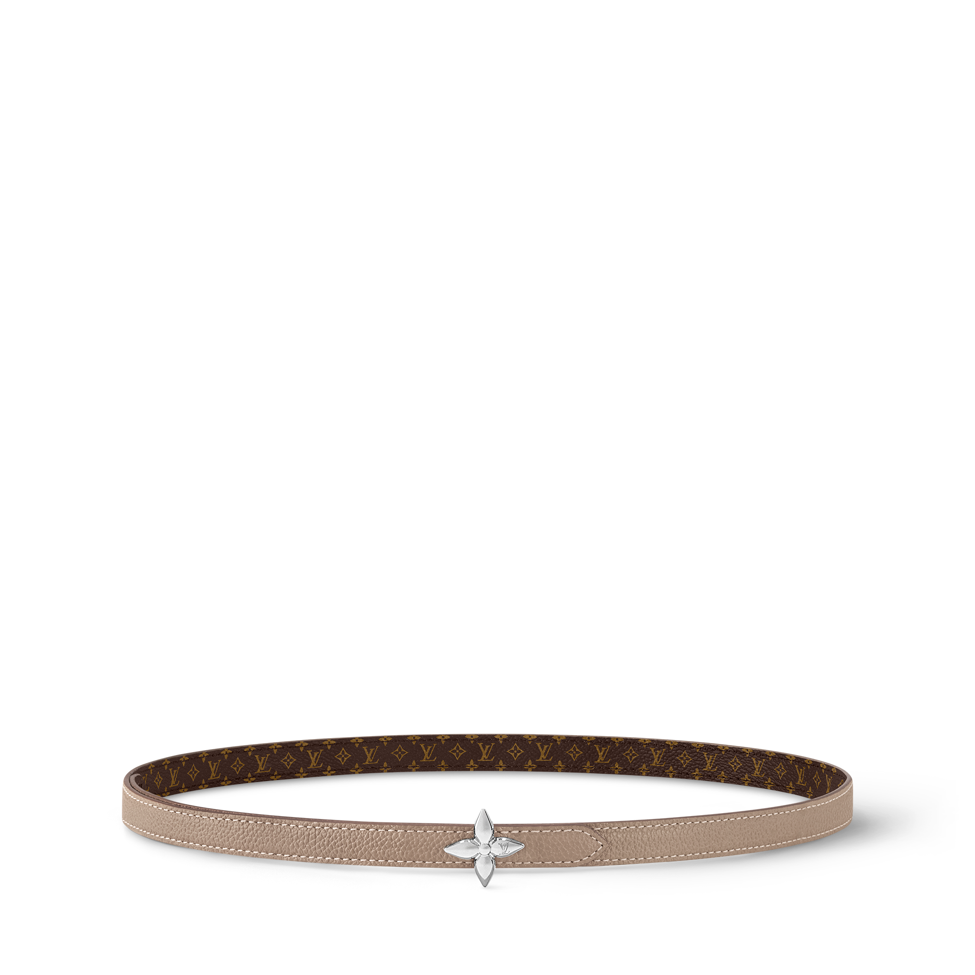 LV Mini Flowergram 15mm Reversible Belt  in Women