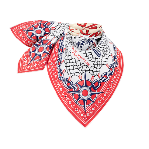 LV Ocean Treasure Map Square 70 . in Women's Accessories Silk Squares and Bandeaus collections by Louis Vuitton (Product zoom)