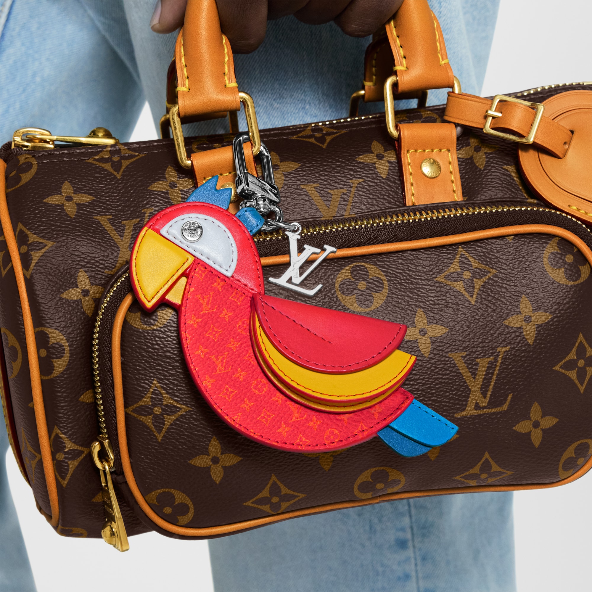 LV Parrot Bag Charm . in Men