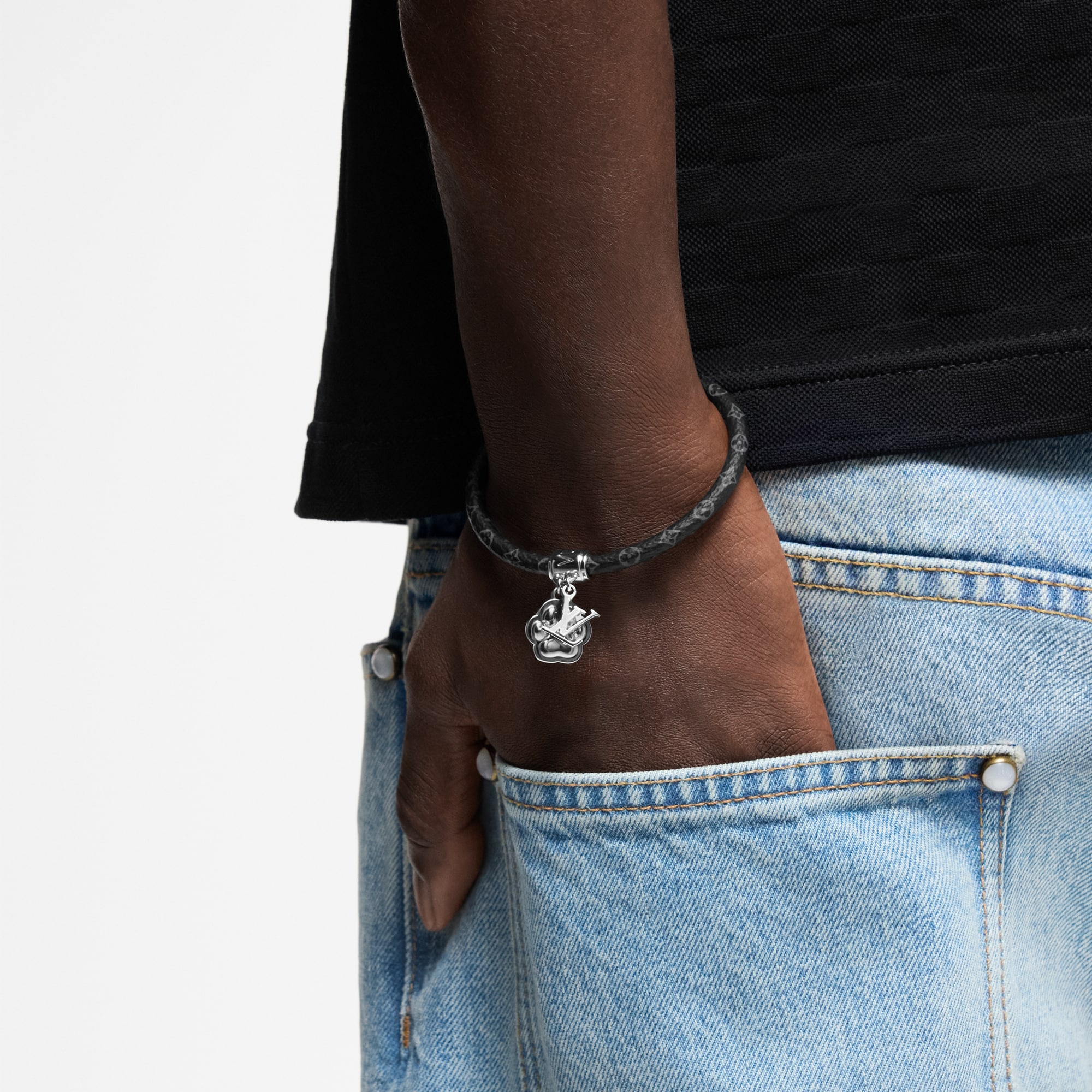 LV Paw Bracelet Monogram in Men