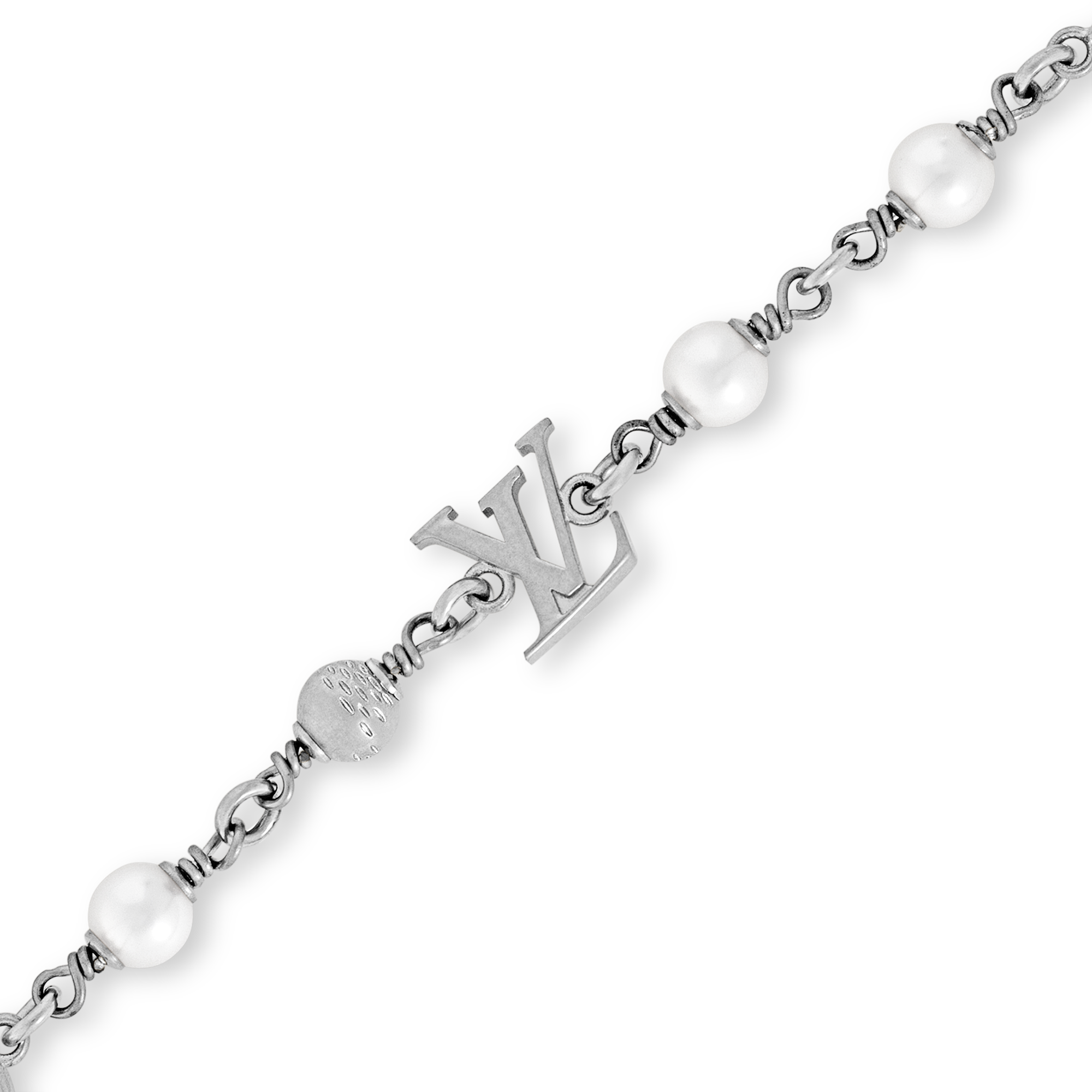LV Pearls Bracelet . in Men