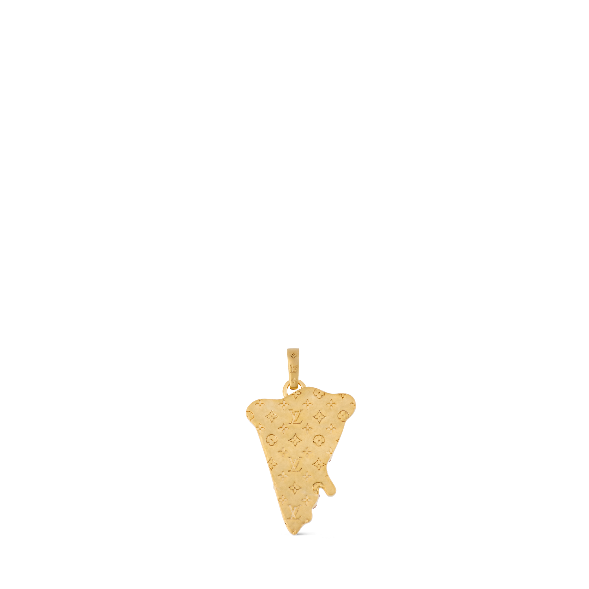 LV Pizza Medium Charm . in Men