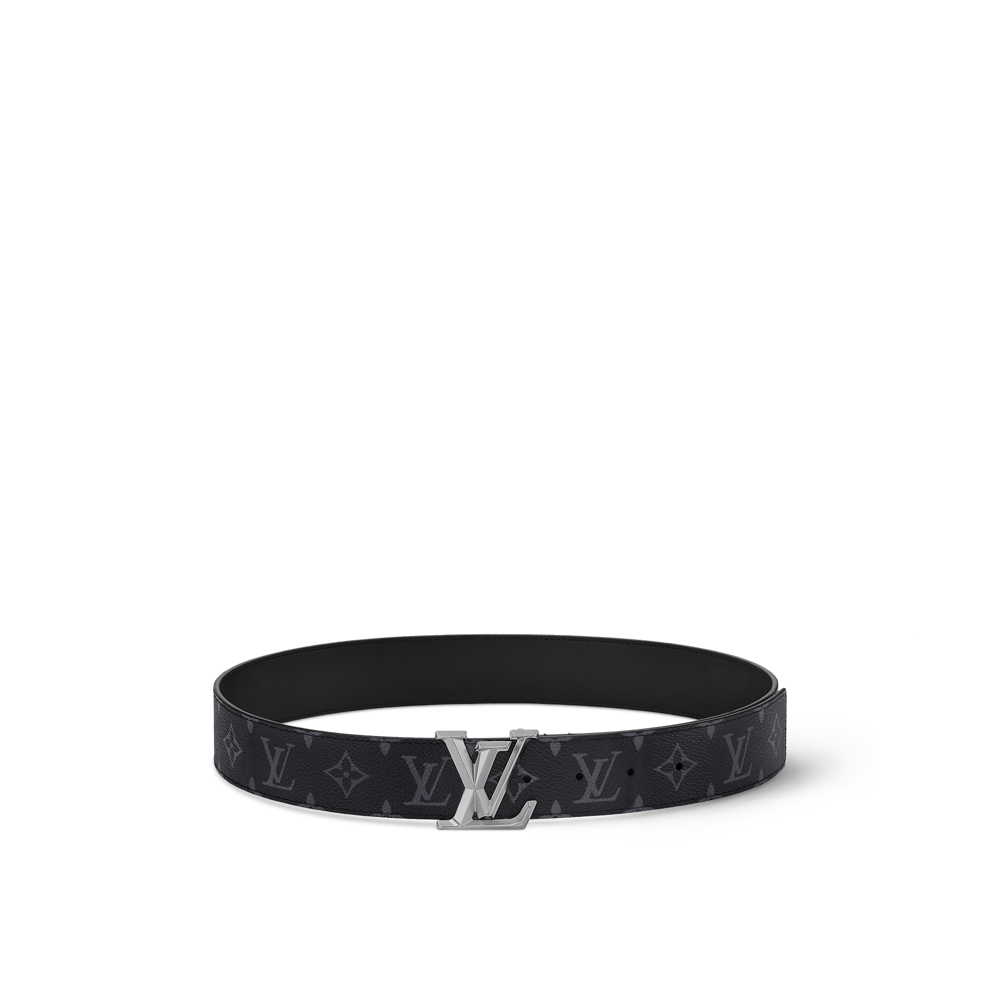 LV Pyramide 40mm Belt Monogram Eclipse in Men