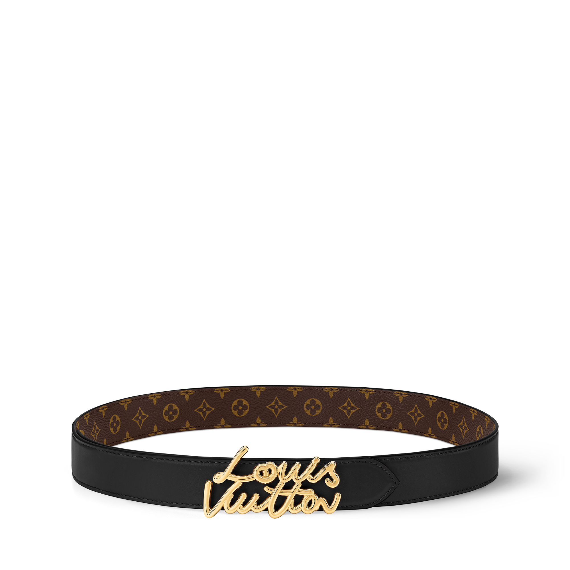 LV Script 30mm Belt  in Women