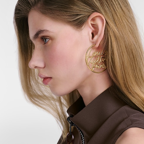 LV Script Earrings . in Women's Fashion Jewellery Designer Fashion Jewellery collections by Louis Vuitton (Product zoom)
