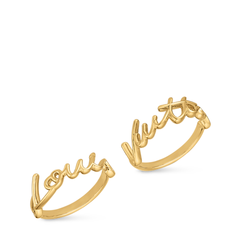 LV Script Ring Set . in Women's Fashion Jewellery Rings collections by Louis Vuitton (Product zoom)