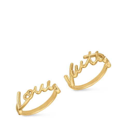 LV Script Ring Set . in Women's Fashion Jewellery Rings collections by Louis Vuitton (Product zoom)