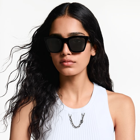 LV Script Square Sunglasses . in Women's Accessories Sunglasses collections by Louis Vuitton (Product zoom)