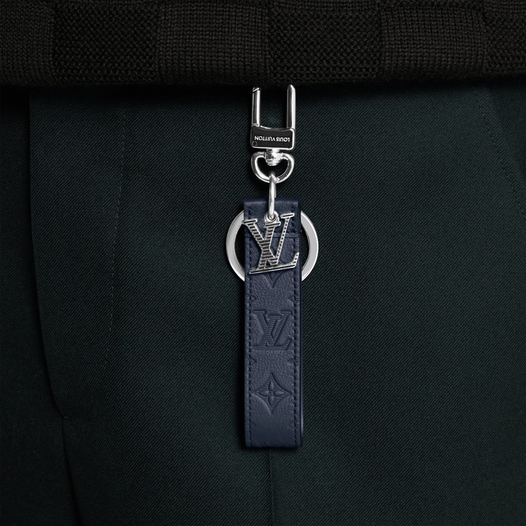 LV Shadow Dragonne Key Holder and Bag Charm . in Men