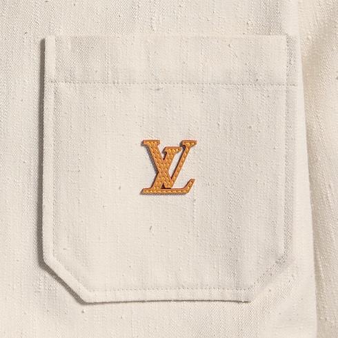 LV Signature Cotton-Silk Overshirt ambiance view