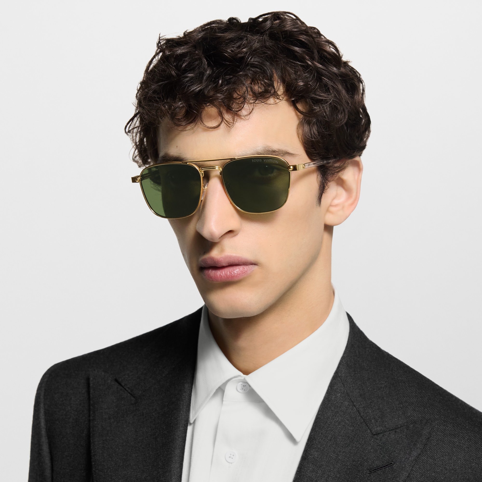 LV Signature Metal Square Sunglasses . in Men
