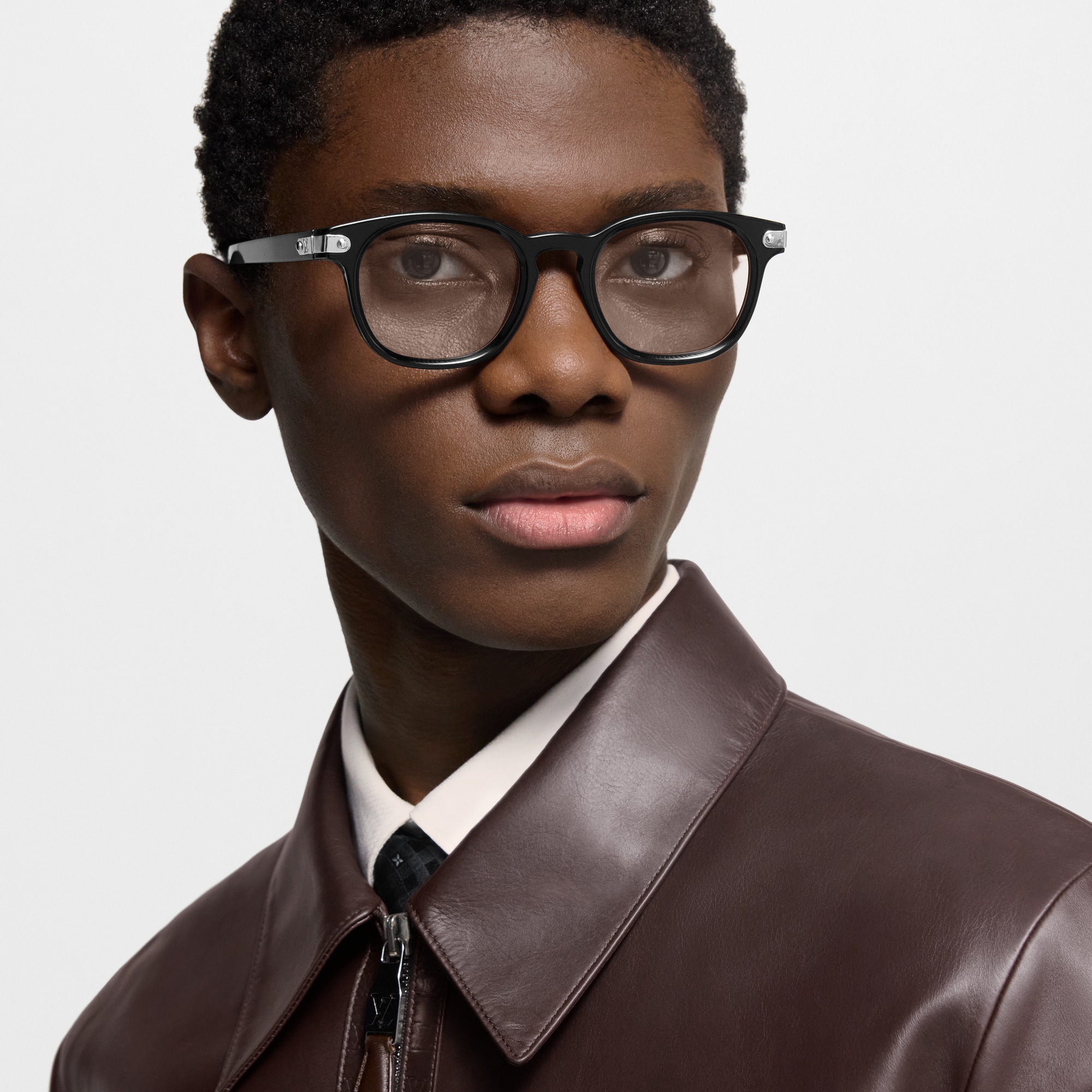 LV Signature Square Round Anti-Blue-Light Glasses . in Men