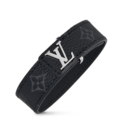 LV Slim Bracelet Monogram Eclipse in Men's Fashion Jewellery All Fashion Jewellery collections by Louis Vuitton (Product zoom)