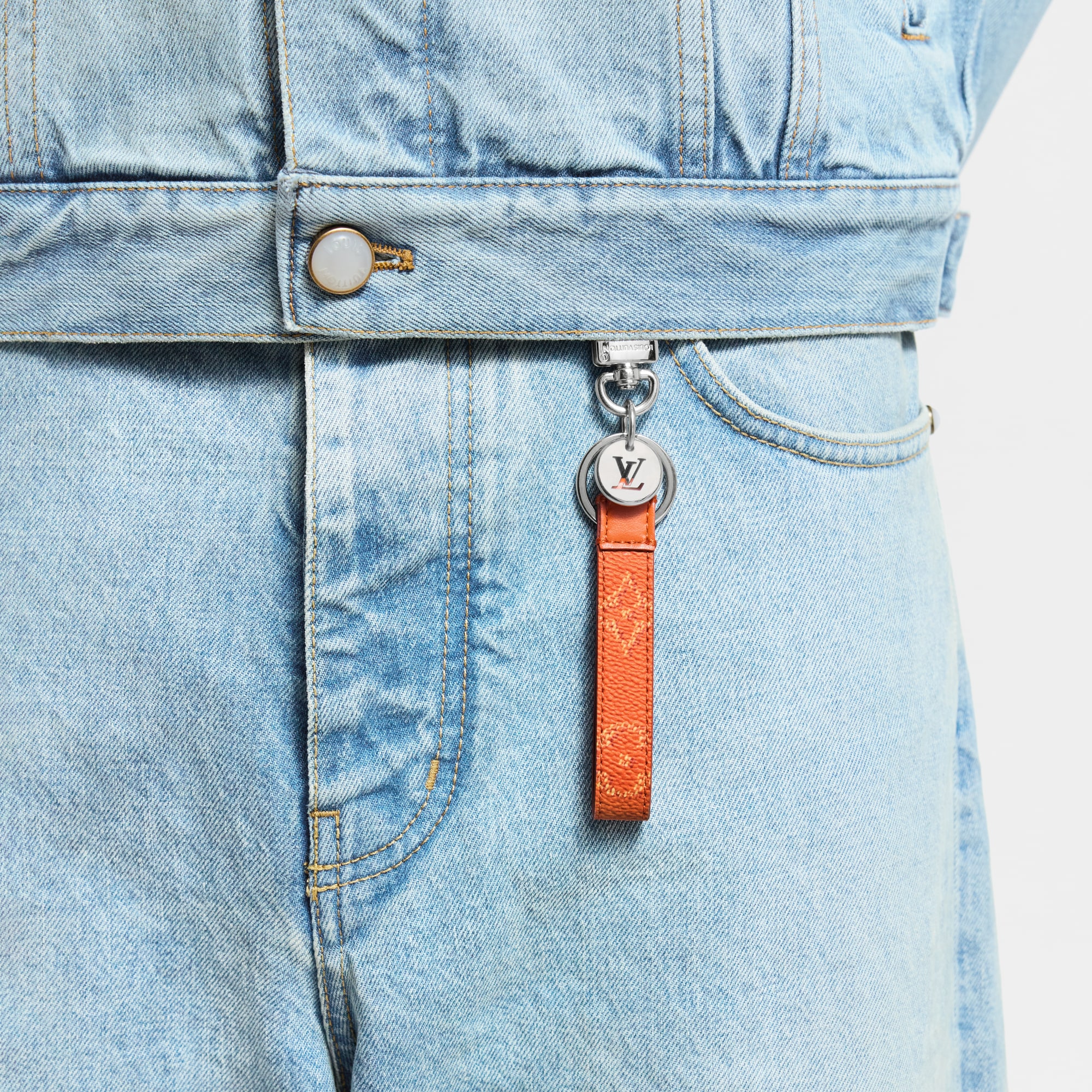 LV Slim Dragonne Key Holder and Bag Charm . in Men