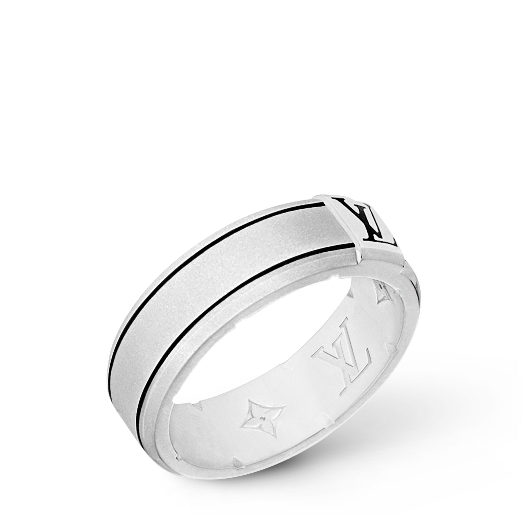 LV Spike Band Ring . in Men
