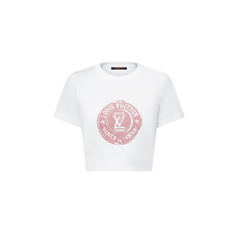 LV Stamp Crop Top in Women's Ready-to-Wear Tops collections by Louis Vuitton (Product zoom)