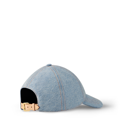 LV Staples Denim Cap . in Men's Accessories Hats, Beanies and Gloves collections by Louis Vuitton (Product zoom)