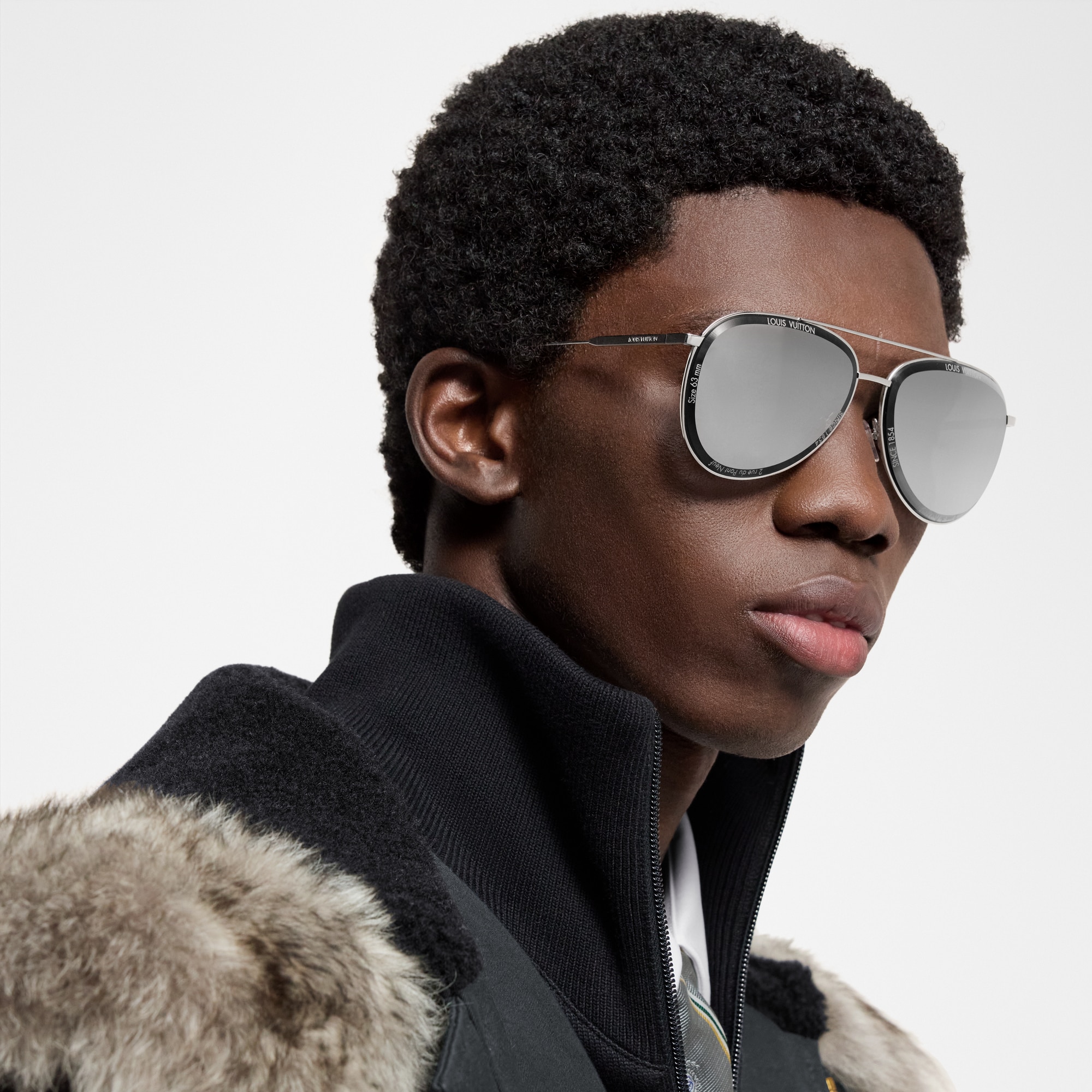 LV Super Vision Metal Pilot Sunglasses . in Men