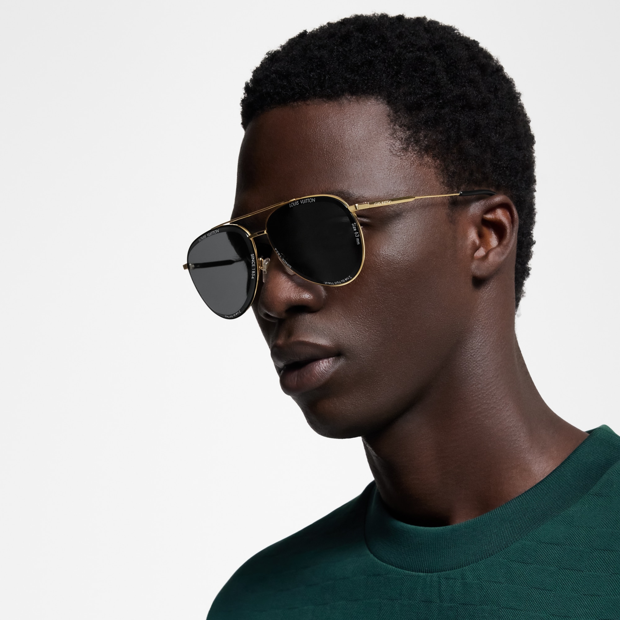 LV Super Vision Metal Pilot Sunglasses . in Men