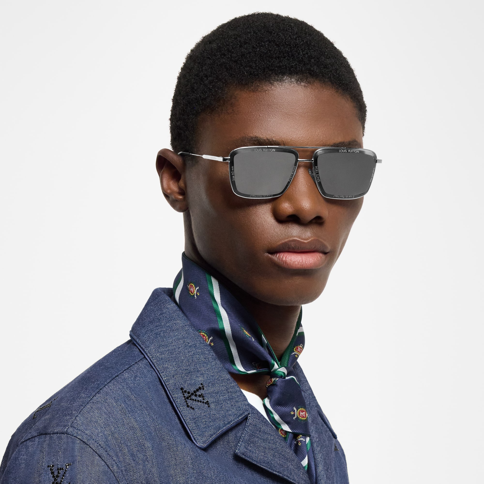 LV Super Vision Metal Square Sunglasses . in Men