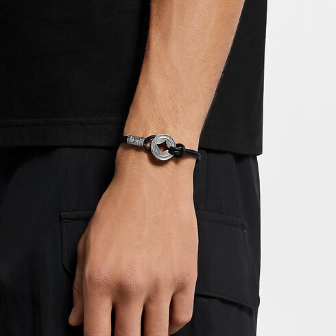 LV Tic Tac Toe Leather Bracelet in Men's Accessories All Accessories collections by Louis Vuitton (Product zoom)