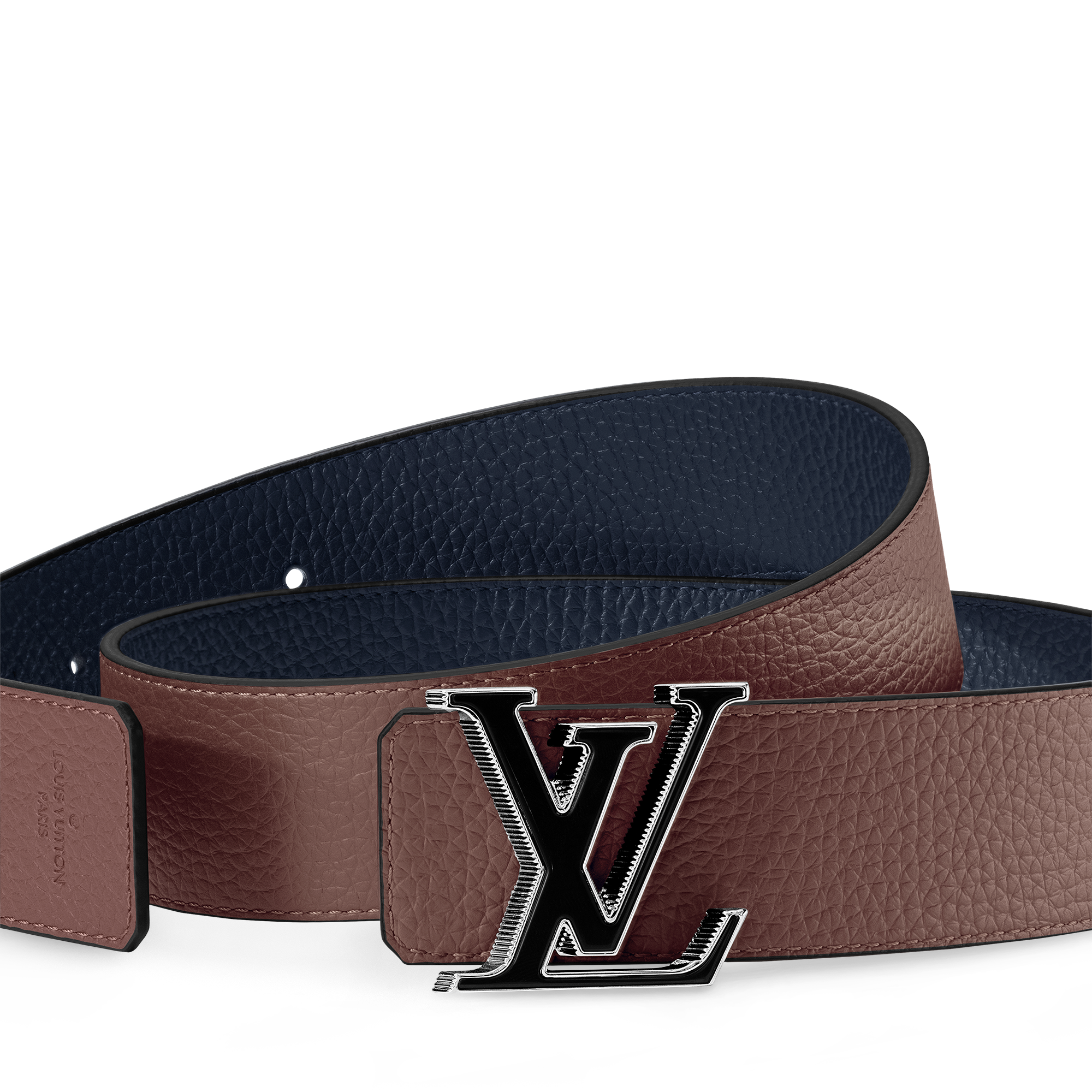 LV Tilt 40mm Reversible Belt Taurillon in Men