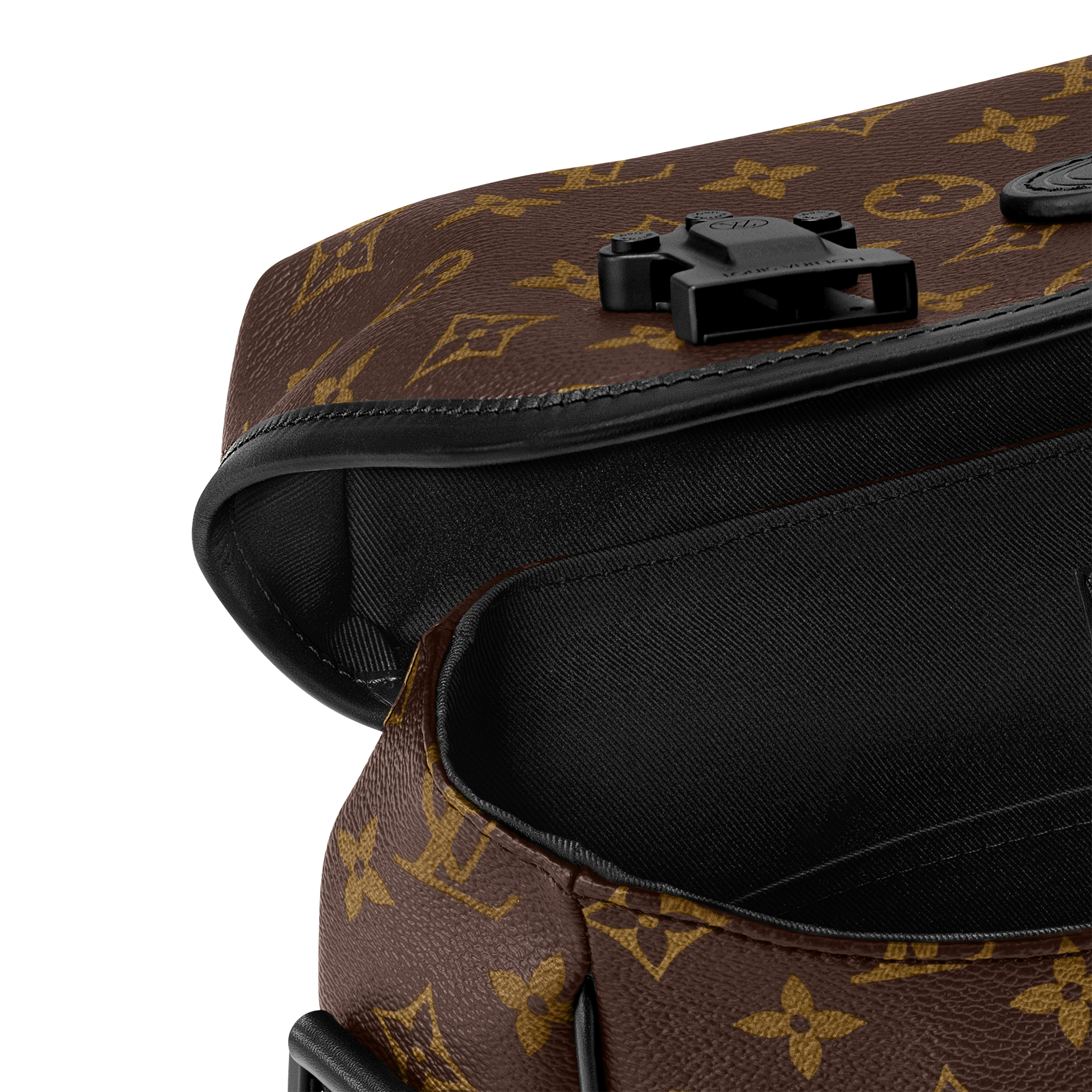 LV Trail Messenger Monogram Macassar in Men