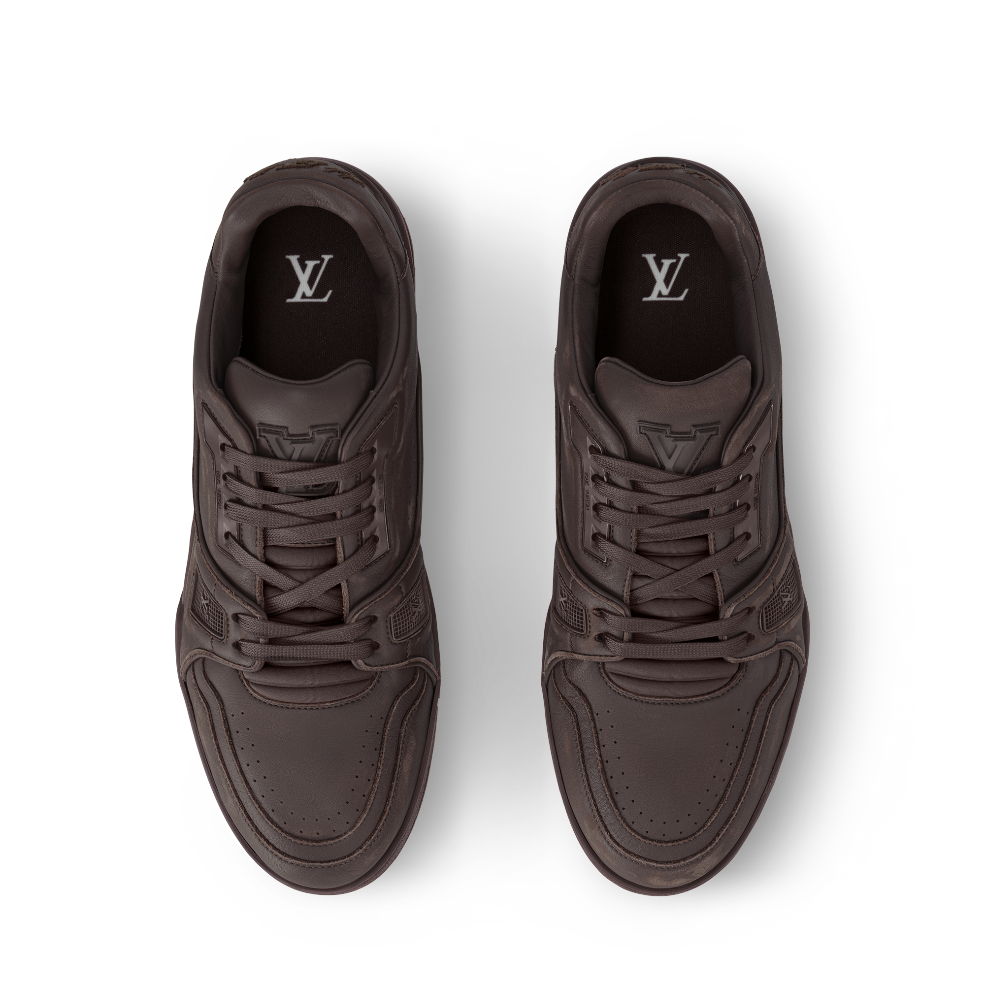 LV Trainer Distressed Sneaker  in Men
