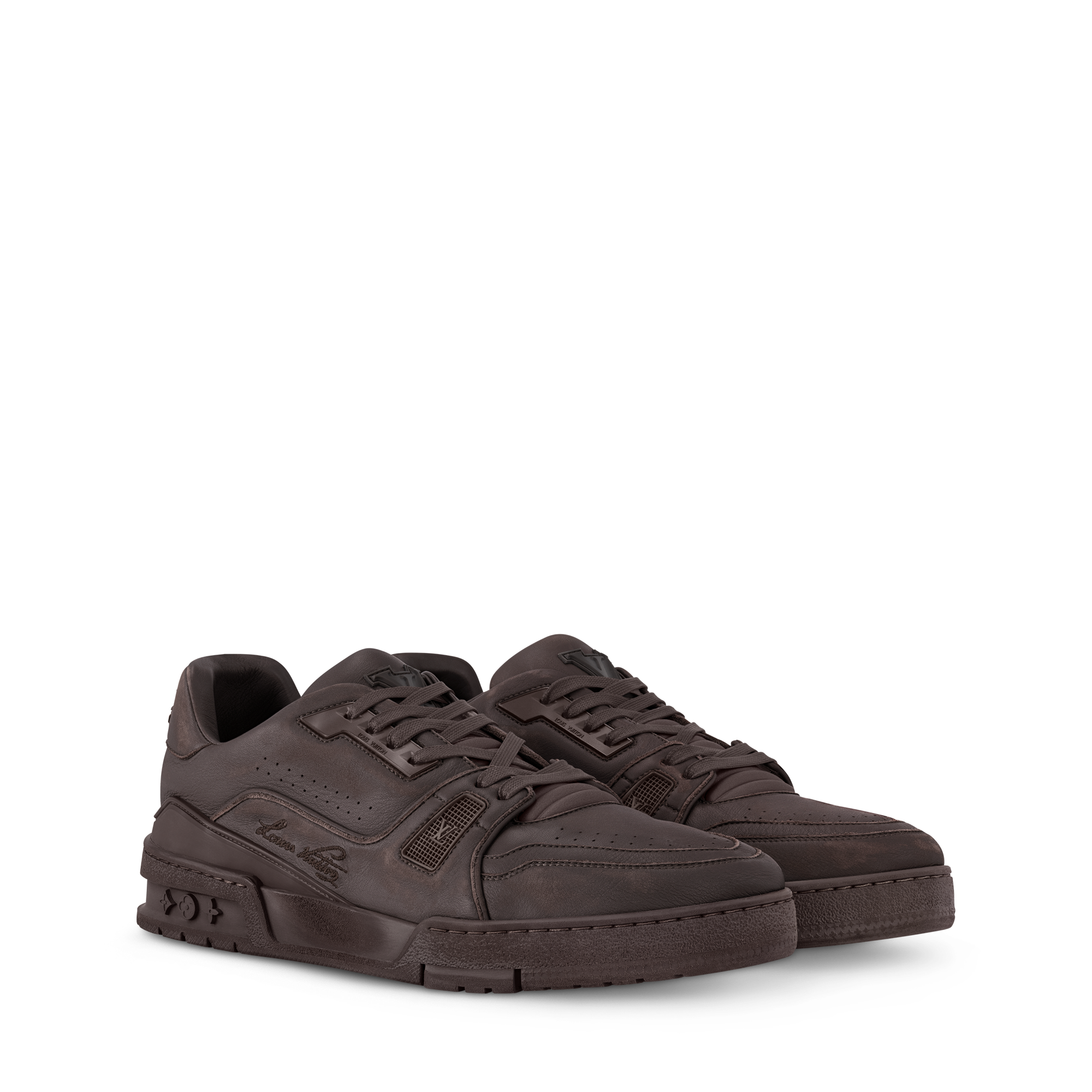 LV Trainer Distressed Sneaker  in Men