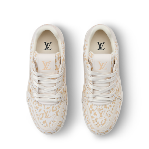 LV Trainer Sneaker interior view