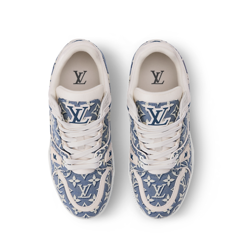 LV Trainer Sneaker interior view