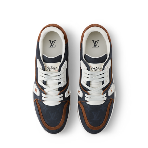 LV Trainer Sneaker interior view