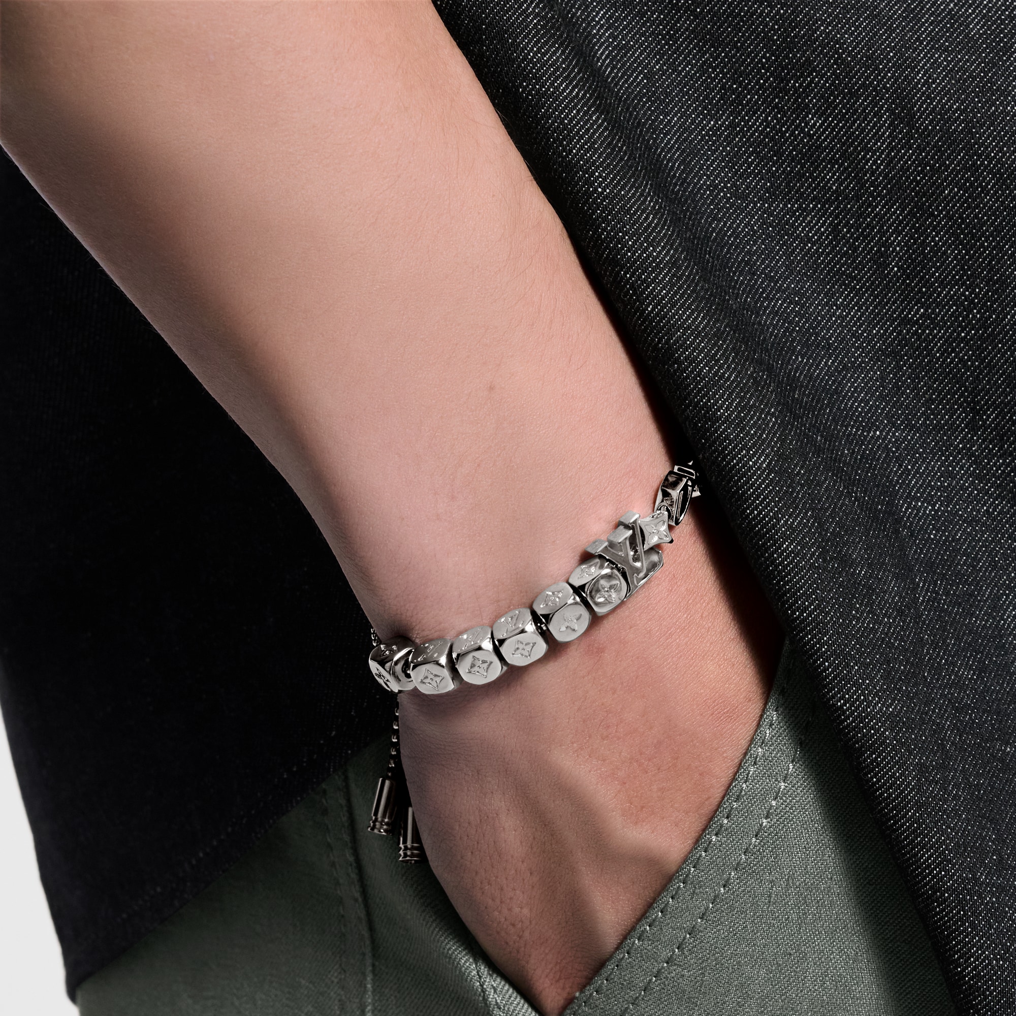 LV Vers Dice Bracelet . in Men