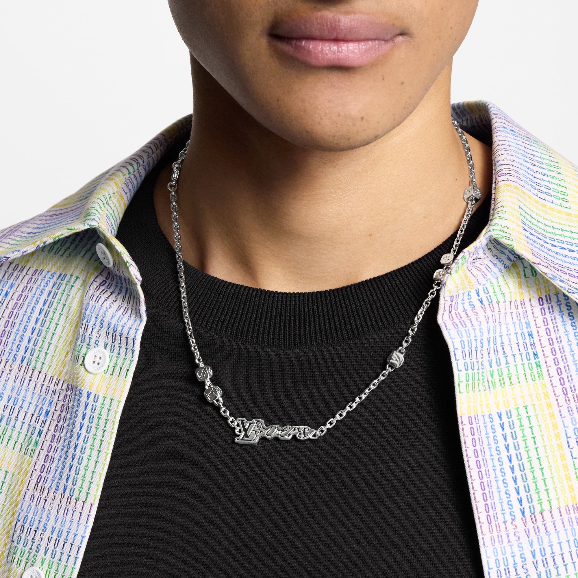 LV Vers Dice Necklace . in Men